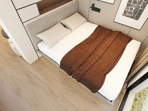 Rumah kapsul luar ruangan Spaceships komersial Mini kapsul berbentuk apel Prefab penggunaan rumah untuk kantor dan bersantai - Product Image 3