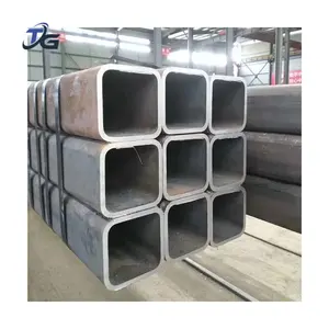 Tianjin square rectangular tubular ms pipe 1 inch unit weight 40x40 black iron square steel pipe a513