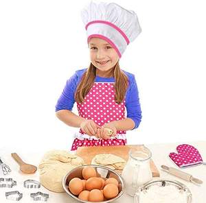 Ustensiles <span class=keywords><strong>de</strong></span> <span class=keywords><strong>cuisine</strong></span> pour enfants ensemble <span class=keywords><strong>de</strong></span> jeu <span class=keywords><strong>de</strong></span> <span class=keywords><strong>cuisine</strong></span> ensemble <span class=keywords><strong>de</strong></span> cuisson pour enfants avec tablier chapeau ustensile pour faire semblant <span class=keywords><strong>de</strong></span> jouer jeu <span class=keywords><strong>de</strong></span> rôle jeu d'habillage - Product Image 3