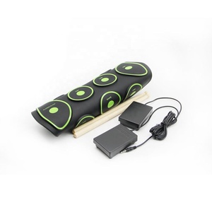 G4002 Roll-Up Kit de batería portátil Batería Electrónica con batería seca pedales de pie <span class=keywords><strong>baquetas</strong></span> regalo de Navidad - Product Image 3