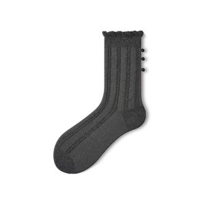 Calcetines con Diseño Floral Personalizado, Color Azul y Negro, Calcetines Deportivos Casuales Transpirables para Hombre y Mujer, Fabricante - Product Image 3