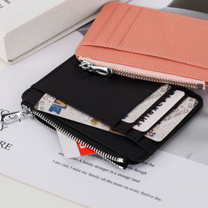 Portable PU Cuir Cartes Titulaire Mince Banque Carte De Crédit Cartes D'identité Coin <span class=keywords><strong>Pochette</strong></span> Cas Sac - Product Image 3