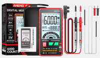 Multimètre numérique portable intelligent 616 Mini avec grand écran rétroéclairé, 6000 points de lecture, outil de test AC/DC