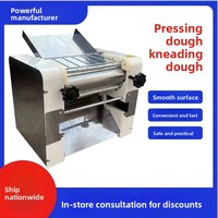 Nouvelle machine de pressage et de pétrissage de pâte en acier inoxydable 304 pour usage commercial, idéale pour les nouilles, les pains vapeur et les raviolis