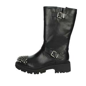 Botas de tobillo bajo para mujer, color negro, SABF240173, altura del tacón 37 - Product Image 1