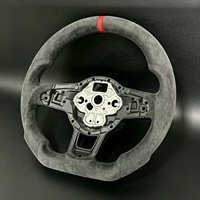Volant de voiture en Alcantara, modèle ancien amélioré pour Volkswagen 2012-2019 Golf R-Line Mk7 Mk6 Passat R CC Polo GTI GTS