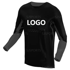 Camiseta transpirable de secado rápido para motocicleta para hombre, camiseta para bicicleta de montaña <span class=keywords><strong>MTB</strong></span> para DH <span class=keywords><strong>Enduro</strong></span>, ropa deportiva para ciclismo de descenso - Product Image 1