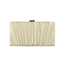 Pochette de Soirée Plissée Scintillante de Luxe pour Femme avec Cadre Métallique, Sac à Main pour Mariage et Fête, Or Argent, Vente en Gros