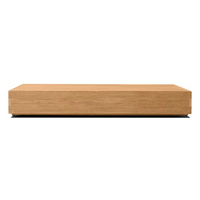 Luxuriöses 3-Sitzer Outdoor-Sofa mit Wasserdichten Kissen aus Teakholz, Umweltfreundliche Gartenmöbel, Hotel- und Villen-Sofagarnitur aus Massivholz