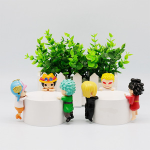 12 unids/set 7CM caja ciega Luffy 1 pieza Zoro Nami Boa Chopper Figuinre japonés Q Ver figura de Anime muñeca de juguete - Product Image 4