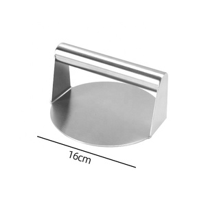 Dapat disesuaikan tahan lama baja nirkarat <span class=keywords><strong>Burger</strong></span> logam goresan kualitas tinggi ramah lingkungan dapur memanggang aksesoris daging Manual - Product Image 2
