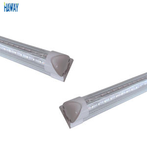 T8 شكل V مدمج صف مزدوج نبات كامل الطيف ينمو ضوء للنباتات الداخلية الدفيئات - Product Image 5