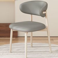 Chaise de salon résistante à l'eau, chaises de salle à manger aux tons neutres, chaises de salle à manger modernes de style scandinave de luxe