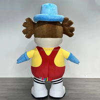 Nouveau Costume Gonflable de Clown de Cirque pour Adulte – Tenue Colorée pour Spectacles de Danse, Idéal pour Clowns Professionnels et Artisans d'Événements