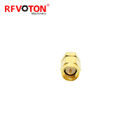 Approvisionnement d'usine adaptateur plaqué or Mcx femelle à sma prise mâle adaptateur de connecteur droit adaptateur coaxial rf en stock