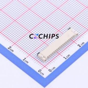 FC10-S18FCT-00 FFC/FPC Connector SMD,P=1mm,Horizontal Mount Connector Flip Cover Type Bottom Contact 18P 1mm - Product Image 2