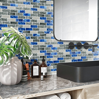 Carreaux muraux autocollants pour crédence de cuisine, décoration intérieure pour salon