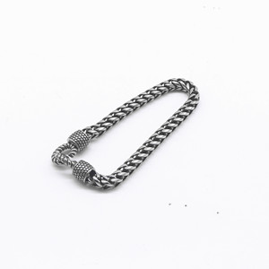yunnique <b>Titanium</b> Steel <b>Chain</b> Bracelet Geometric Design Unisex Fashion Jewelry Ready To Ship - Product Image 3