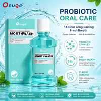 Bain de bouche probiotique haleine fraîche santé des gencives soin de la plaque dentaire menthe rafraîchissante 250ml Marque privée
