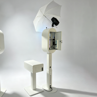 Photomaton pour mariage, anniversaire, fête, compatible avec iPad, appareil photo reflex numérique, impression en libre-service, installation facile, photomaton en métal stable