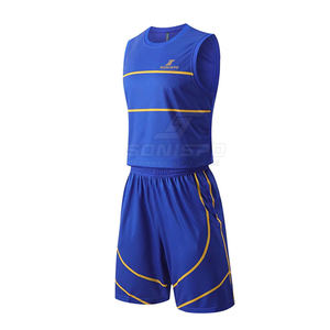 Maillot de l'équipe de basket-ball américaine pour jeunes, confortable et respirant, nouveau style OEM, ensemble grande taille à prix de vente - Product Image 2