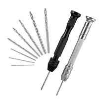 Mini perceuse à percussion 0,5-3,2 mm, modèle noix, acier au carbone, carbure multicouche TiCN/TiN, perceuse à main à torsion personnalisée