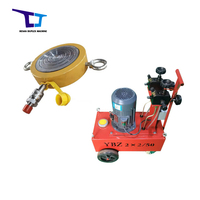 Kit de vérin hydraulique en acier allié mini portable, pompe à huile ultra-fine, capacité >50T, SG-327 pour ponts de levage synchrones