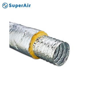 <span class=keywords><strong>Conduit</strong></span> flexible en aluminium isolé acoustique de vente chaude pour le système de la CAHT - Product Image 3