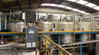 Agitateur de cuve de mélange en acier inoxydable avec chauffage électrique, pompe et moteur pour liquides et engrenages de moteur