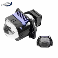 Projecteur de phare LED carré de 3 pouces, 6000K, 12V, faisceau haut/bas, double faisceau direct, super lumineux, haute luminosité, ajustement universel