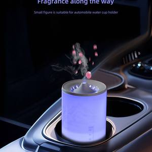 Diffuseur d'arômes JCSY-V70A 0,5L, alimenté par USB, design imitation bois, veilleuse colorée pour la maison, le bureau et la voiture - Product Image 2