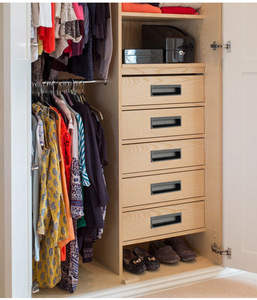 Poignée de porte coulissante noire de luxe moderne avec tiroir dissimulé, armoire de garde-robe invisible encastrée rainurée pour le salon - Product Image 6