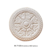 Médaillon de plafond en polyuréthane écologique, résistant à la décomposition, de style français luxueux, ODM/OEM Gemei M-7195, pour la décoration d'appartements