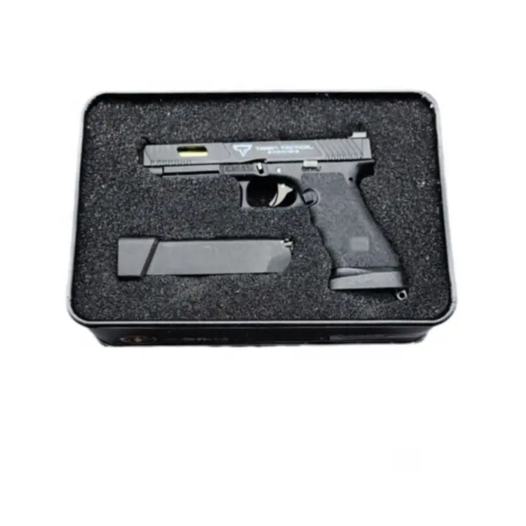 7cm Mini Gun Keychain Factory Supply Zinc Alloy TTI G34 Toy Gun Keychains Eject Shell with Bullets