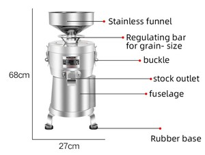 Máquina Industrial Eléctrica Automática para Hacer y Moler <span class=keywords><strong>Leche</strong></span> de Soya TM-125 para Industrias Alimentarias Agrícolas, Nueva y en Estado de Fábrica - Product Image 4