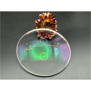 <span class=keywords><strong>Lentes</strong></span> Progresivas Anti-Fatiga de Resina de 70 mm y 1.56 con Recubrimiento Verde HMC, Color Gris Fotográfico Claro - Product Image 4