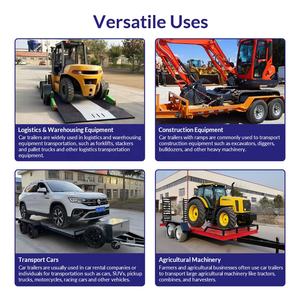 Remolque para Autos de Carreras y Deportivos en Oferta, con Plataforma Hidráulica de Acero/Aluminio de 2 Ejes, Remolque de Bajada para Transporte de Autos - Product Image 4