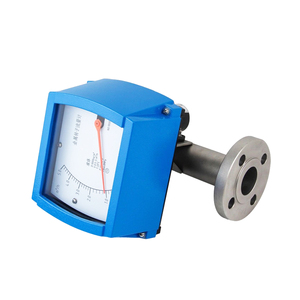 FMR100 analógico 4-20mA medidor de flujo de área Variable aire nitrógeno oxígeno argón Gas aceite hidráulico tubo de Metal rotámetro puntero OEM - Product Image 2