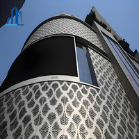 Panneaux en aluminium perforés pour revêtement de façade et décoration extérieure