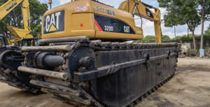 Excavadora Anfibia de 20 Toneladas CAT 320D 320 336, Excavadora Usada para Pantanos y Humedales, Mini Excavadora Anfibia para Dragado de Ríos - Product Image 2