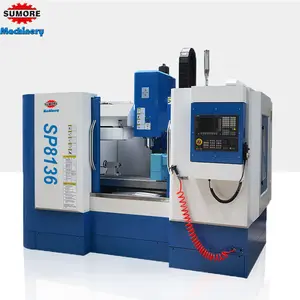 Siemens yüksek hızlı otomatik Cnc freze makinesi fiyatı 3/4/5 eksen hassas Cnc dikey işleme merkezi SP8136