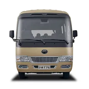 Mini-ônibus Yutong T7E de luxo com volante à esquerda, van elétrica de passageiros de alta qualidade com 19/20 assentos à venda