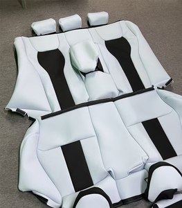 Set Completo di Accessori Interni per Auto Impermeabili, Coprisedili in Pelle per BMW - Product Image 1
