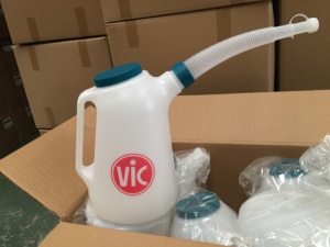 5L nhựa Xăng DIESEL nhiên liệu Jug PE dầu đo Jar cup có thể cap & <span class=keywords><strong>Flexi</strong></span> Spout với nắp an toàn - Product Image 3