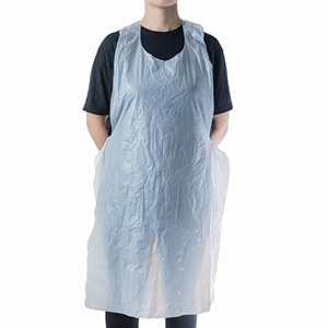 Delantal Desechable de CPE para Hospital, Cuidado <span class=keywords><strong>en</strong></span> el Hogar y Exámenes Médicos - Product Image 6