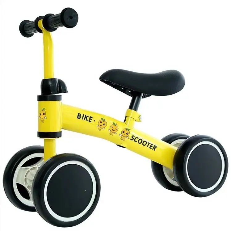 Istaride Bike Balance 1-4 Years Old With basket four Wheel Safe Baby Learn to Walk infantil Toys Bike Kids Tricycle