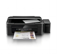 Imprimante Jet d'Encre A4 L3218 Populaire, Imprimante Multifonction 3-en-1 L382 Améliorée, Machine d'Impression par Sublimation pour T-shirts Multicolore (Sans Encre)