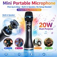 Sistema de Karaoke Profesional TWS con Micrófono Inalámbrico Todo en Uno, Directo de Fábrica