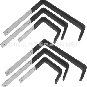 Crochets muraux robustes pour garage, rangement de vélos et tuyaux, 2 niveaux, métal noir, avec vis et chevilles - Product Image 2