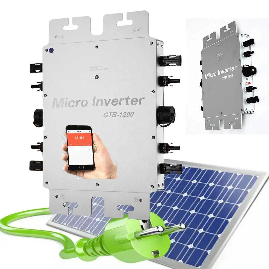 Fast Delivery 1200W Micro Inverter Smart Grid Tie Solar Inverter WiFi Communication MPPT Pure Sine Wave Micro Inverter
